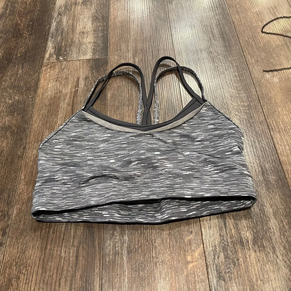 ZYIA Gray Sports Bra Intimates & Sleepwear
